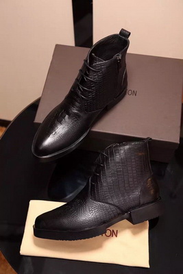 LV High-Top Fashion Men Shoes--096